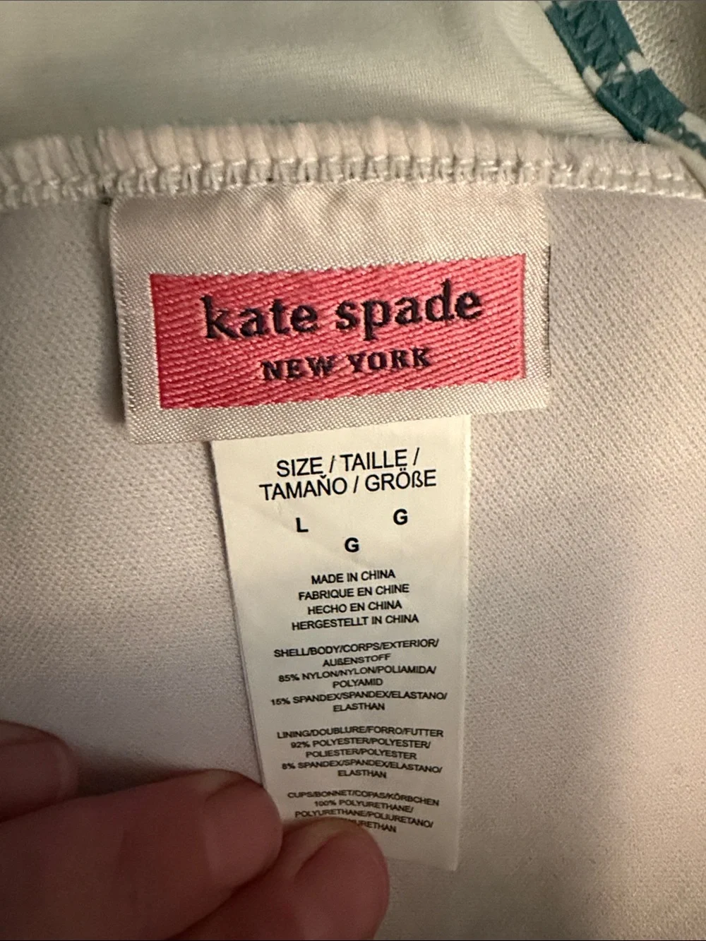 kate spade twist-front bikini top